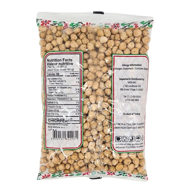 Yafa Dried Chickpeas 454g | Shop At www.Albazaarmarket.com