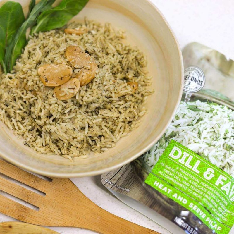 Wild Garden Dill & Fava Pilaf 8.8 oz. | Albazaarmarket.com