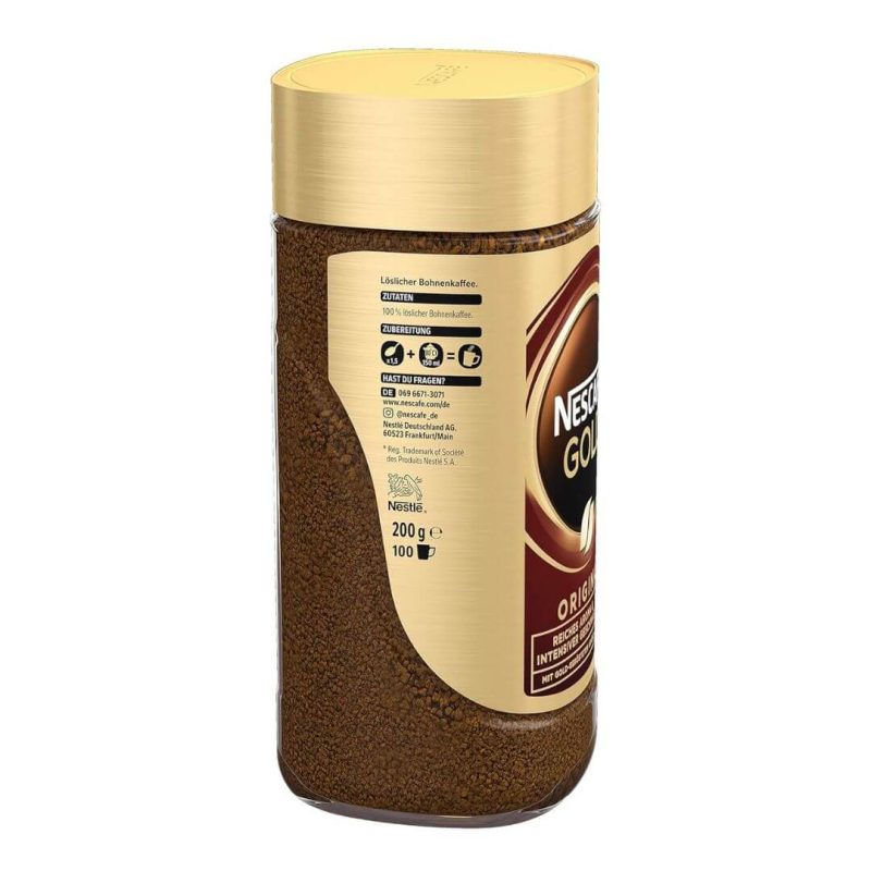 Nescafé Gold Rich Aroma & Smooth Taste with Golden Roasted Arabica 200g | www.AlbazaarMarket.com