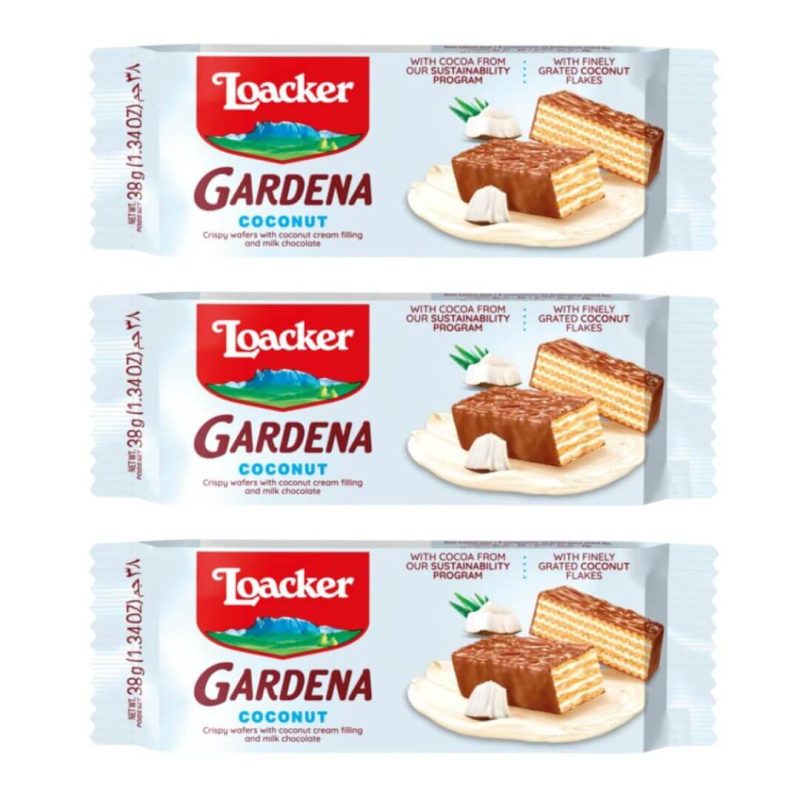 Loacker Gardena Coconut 38g | www.AlbazaarMarket.com