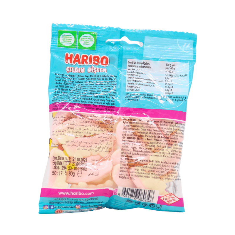 Haribo Çiligin Dişler 80g | www.AlbazaarMarket.com