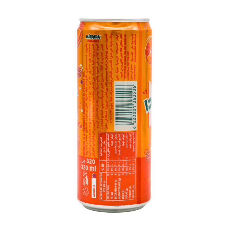 Miranda Orange Soda 320ml | Albazaar Market