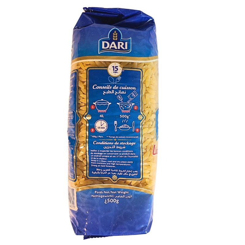 Dari Orzo Langue D'oiseau Moyen 500g | www.AlbazaarMarket.com